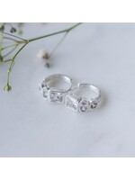 Glee Pollyanna Hoops-silver-grey-clear
