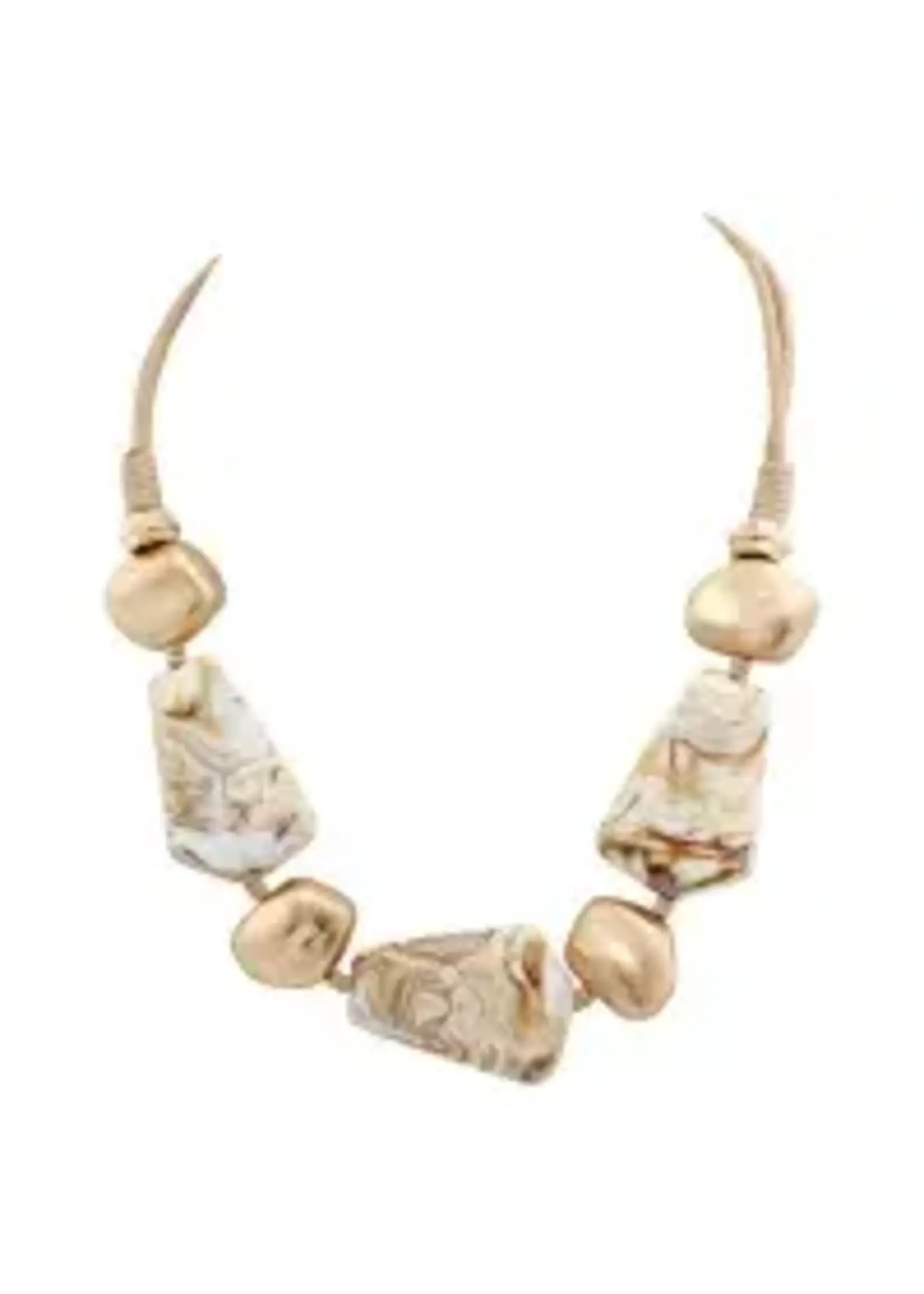 Merx Studio Necklace Matt Gold