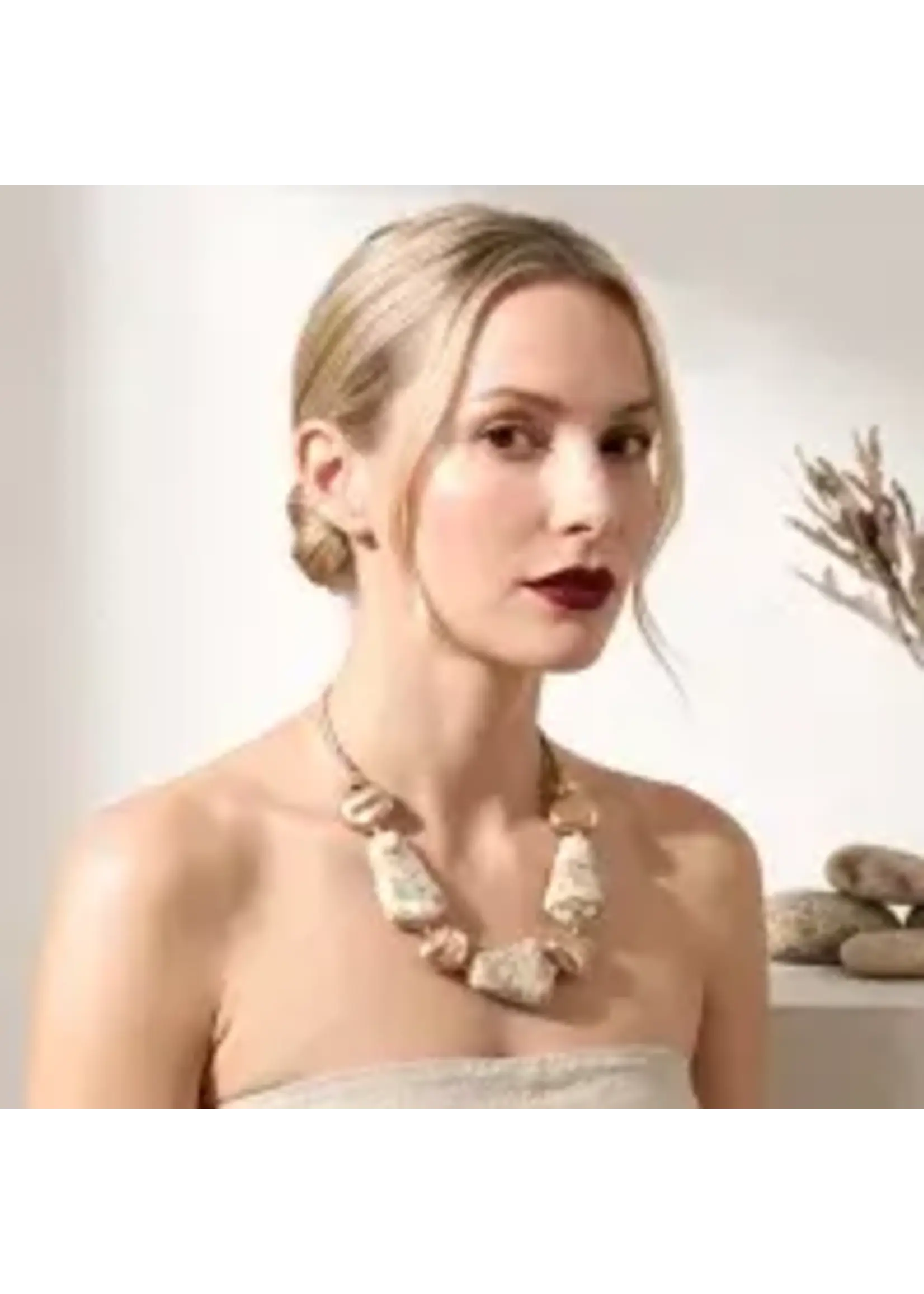 Merx Studio Necklace Matt Gold