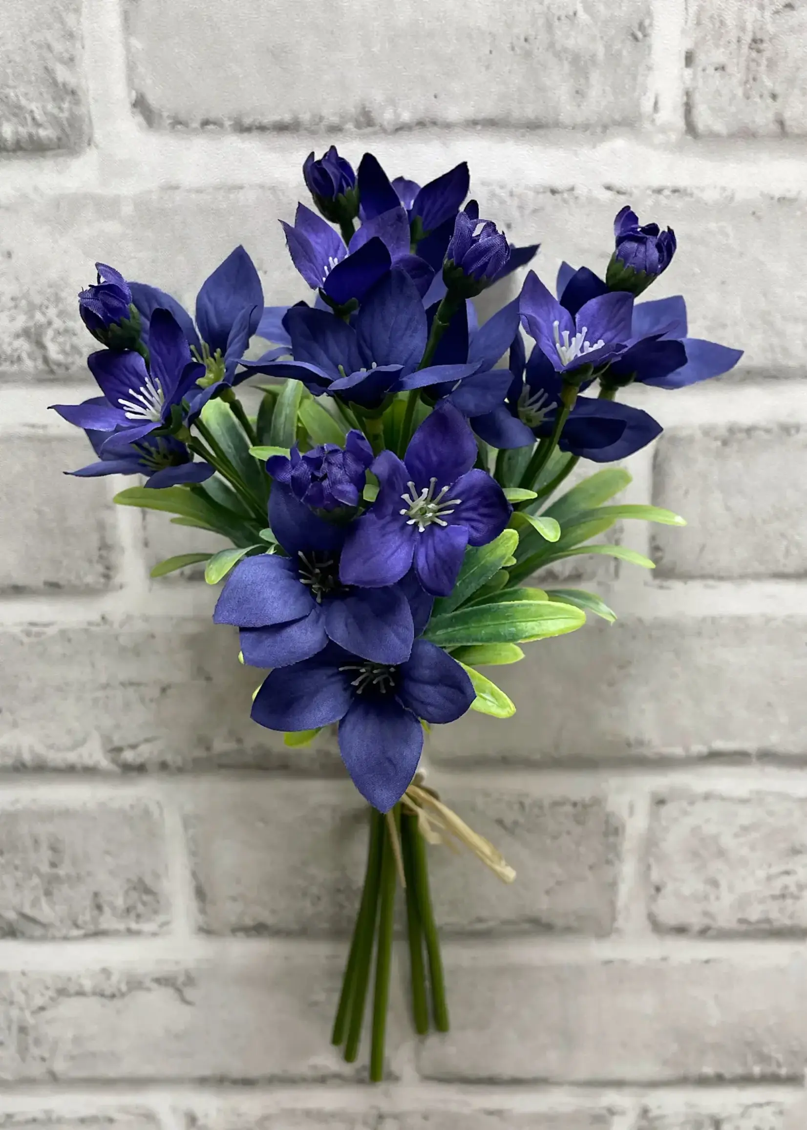 11.5" PURPLE BALLOON FLOWER BUNDLE X 5