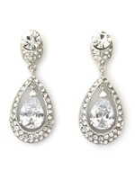 Earring with Clear Crystals