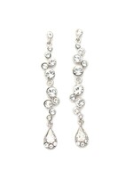 Earring with Clear Crystals