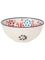 Danica Heirloom Hand-painted Turkish Bowl 3.5 inch - Evani White