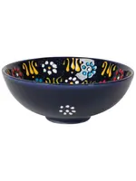 Danica Heirloom Hand-painted Turkish Bowl 5 inch - Evani Azure