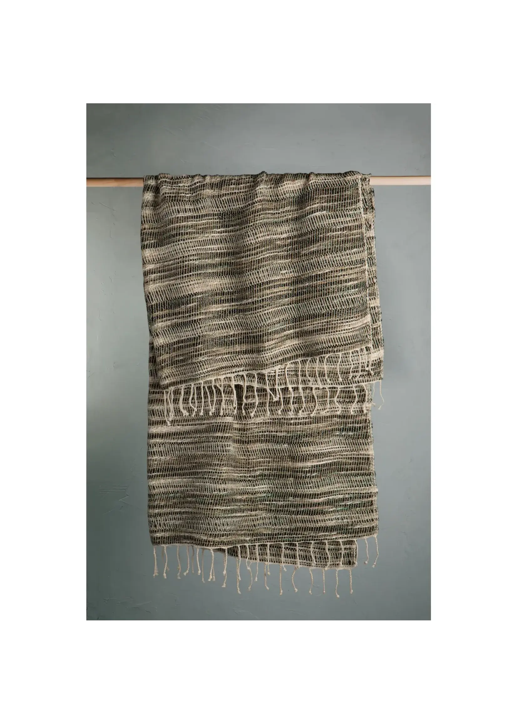 Danica Heirloom Mist Cotton Throw