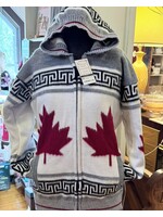 Thick Knit canada zipper sweater