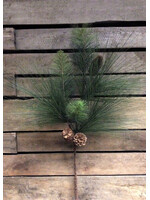 30" PINE SPRAY WITH PINE CONES