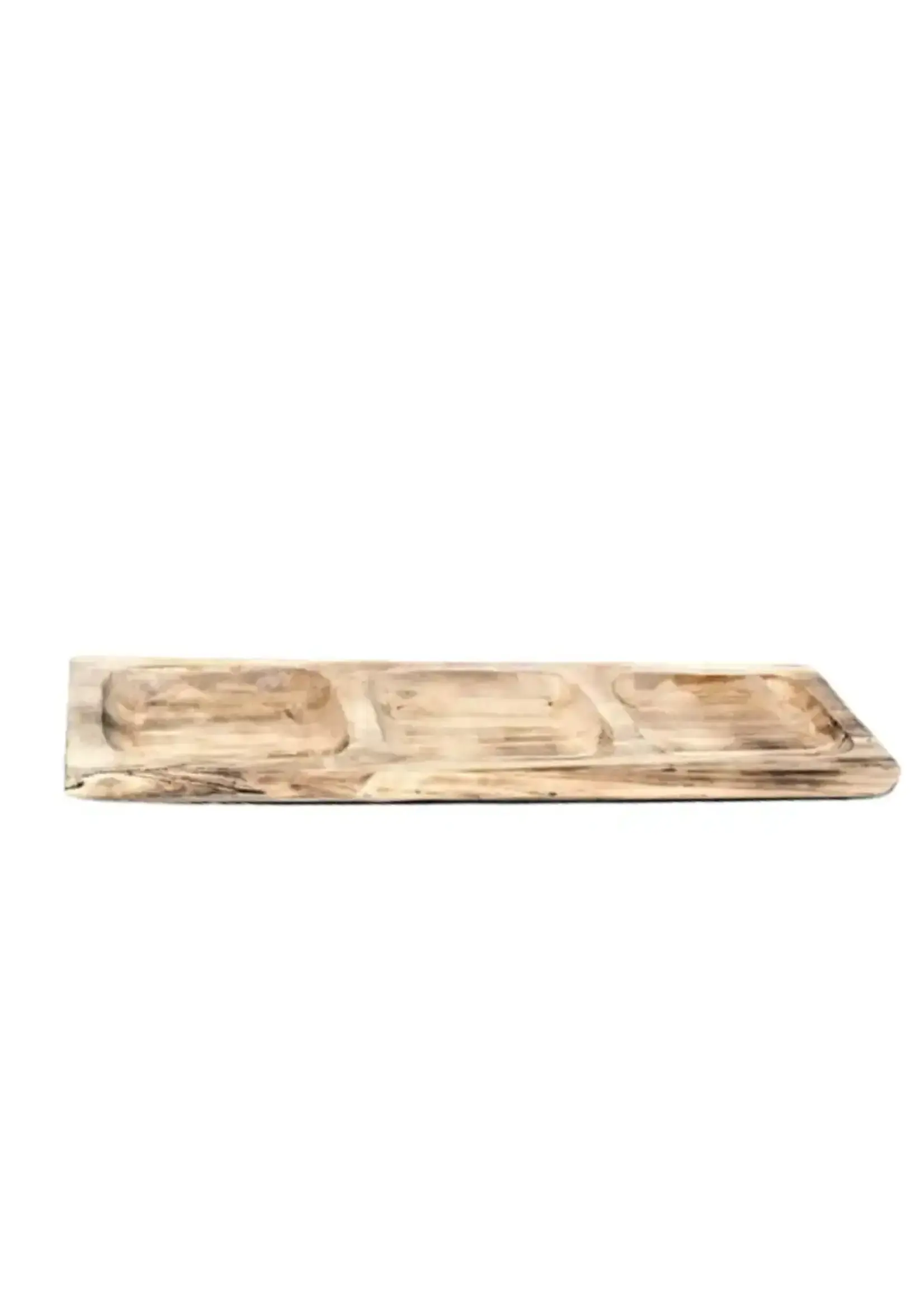 WOOD TRIO TRAY
