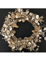 XMAS WREATH GOLDEN 18"