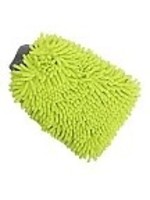 GST 12"x8" Microfiber Chenille Wash Mitt Long Nap Green