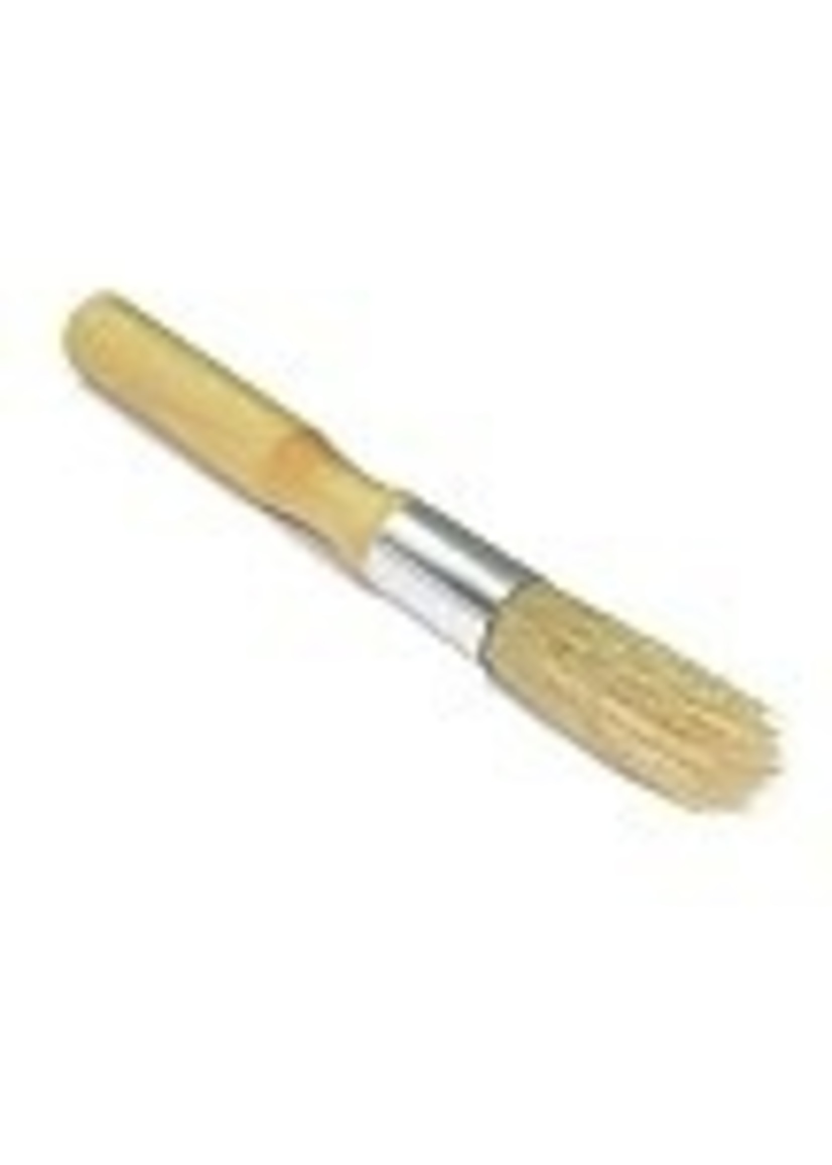 Short Detail Brush | 6 Wood Handle | Crevices and Vents