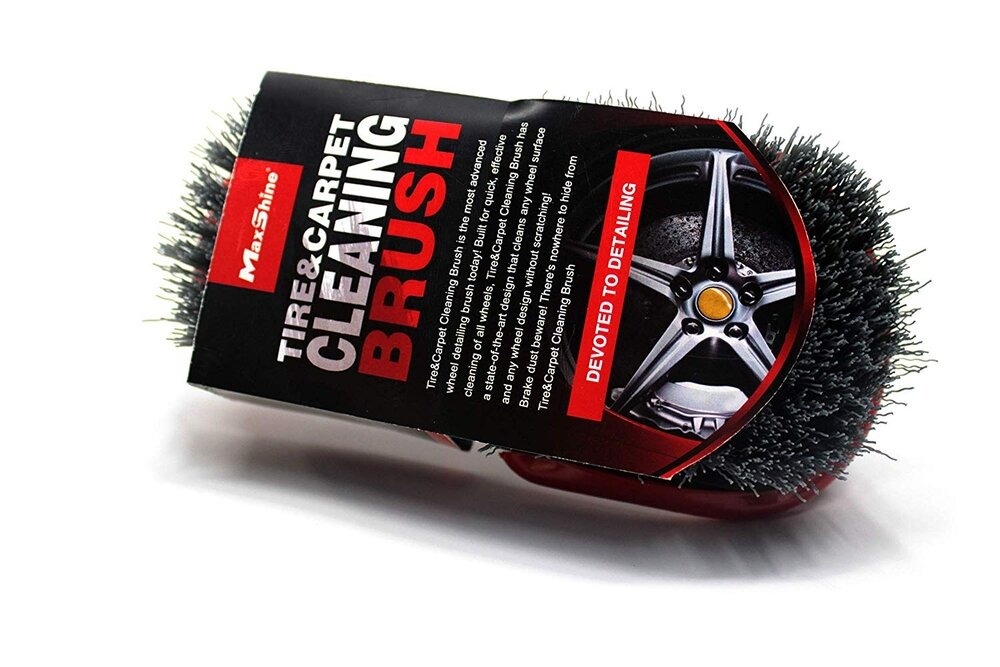 Maxshine Tire and Carpet Scrub Brush Heavy Duty - Gloss Empire Auto Detail  Supply