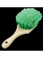 GST 9" Short Handle flagged tip green brush GSTBS9GRN