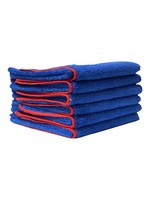 GST GST 16"x24" Microfiber Elite Towel 380 GSM Blue/Red Trim (120 Pcs/Ctn)