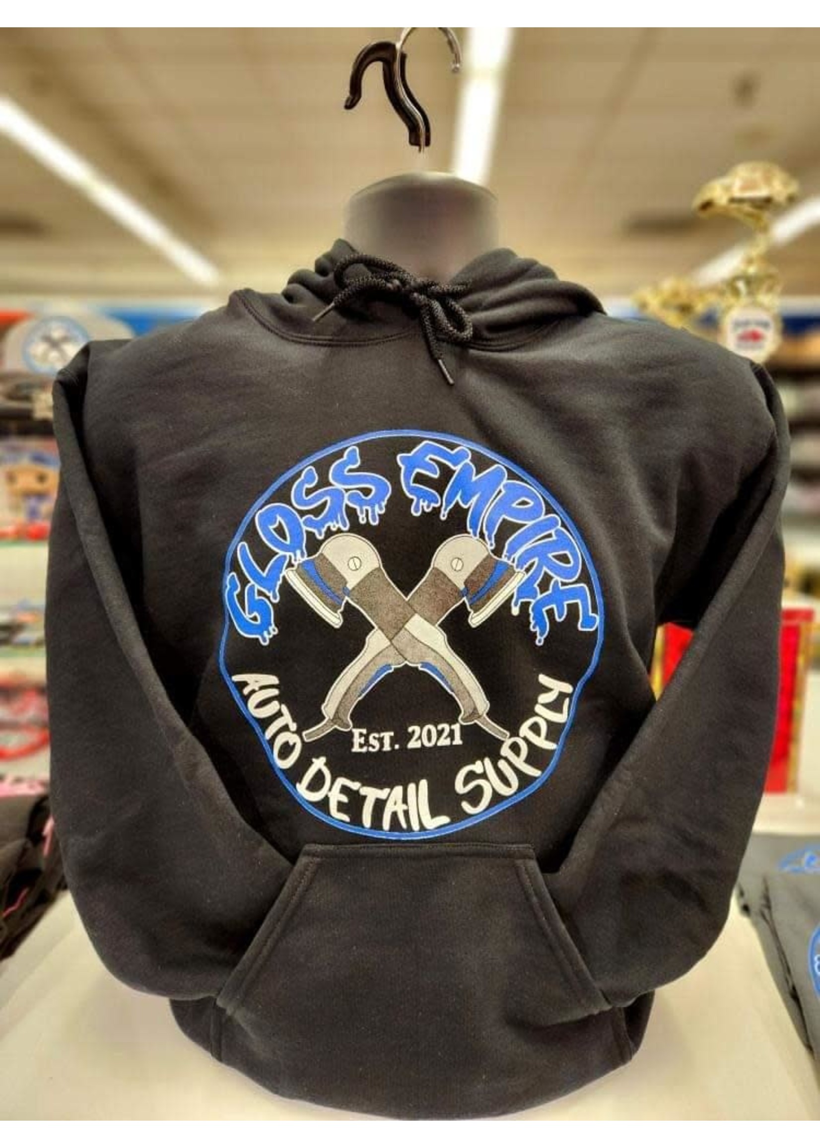 Black Hoodie Branded  CBGHoodLRG