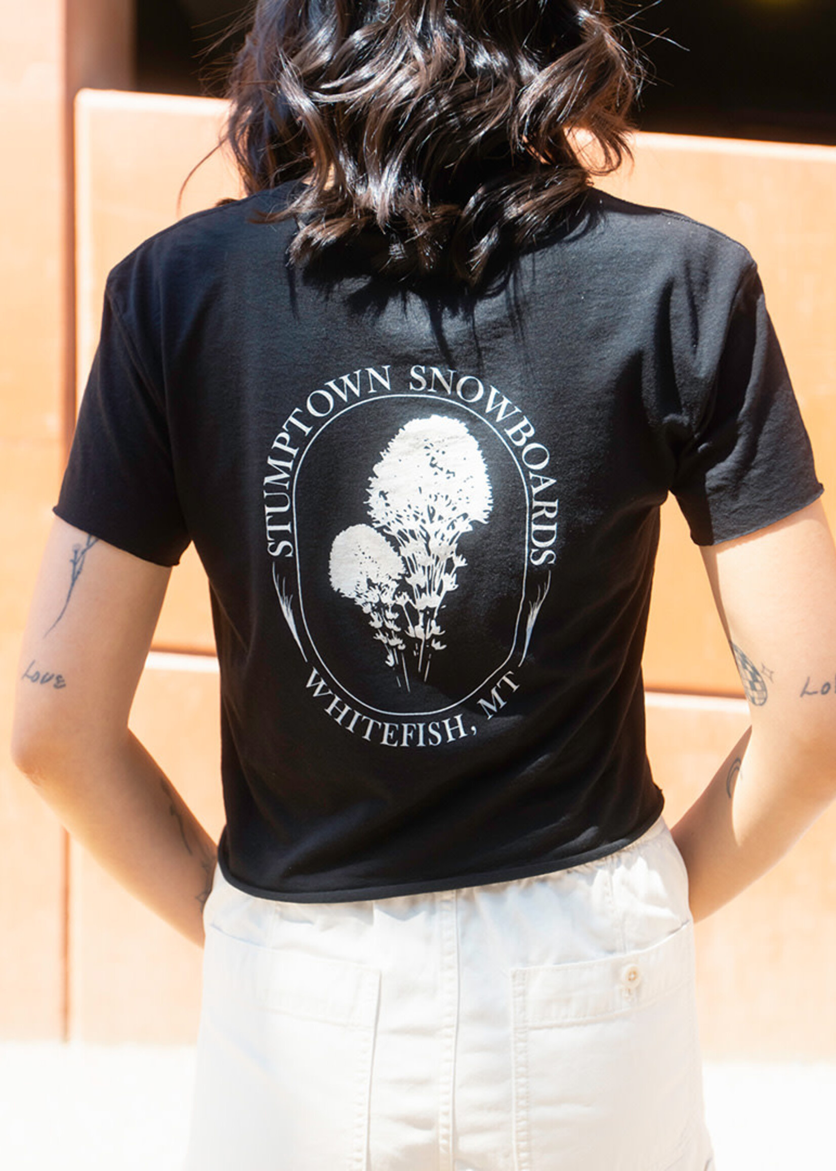 Stumptown Snowboards W Stump Crop T Beargrass