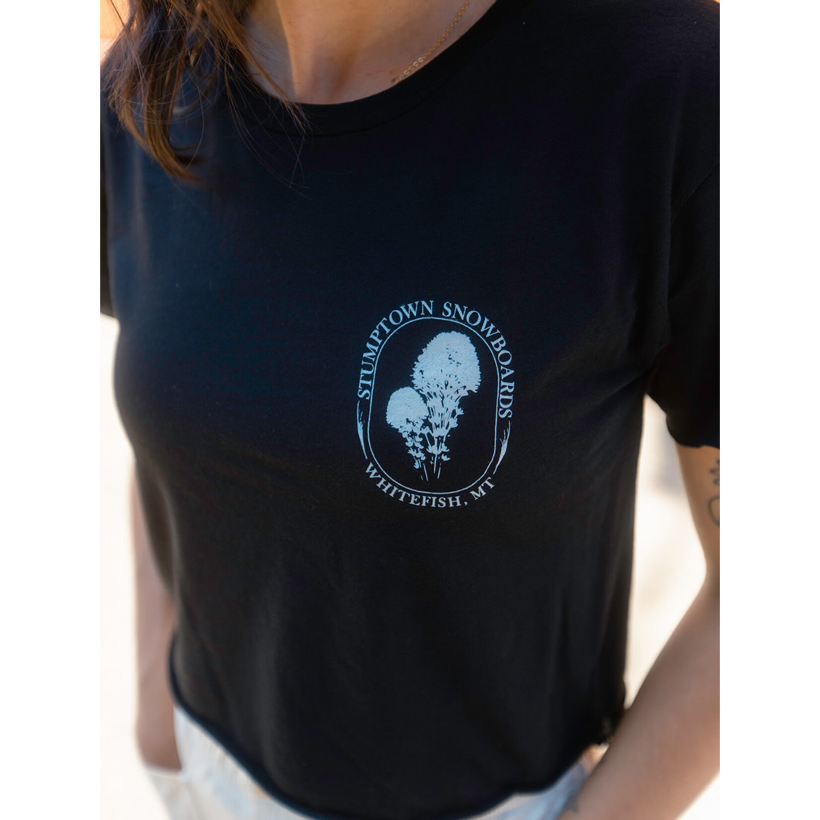Stumptown Snowboards W Stump Crop T Beargrass