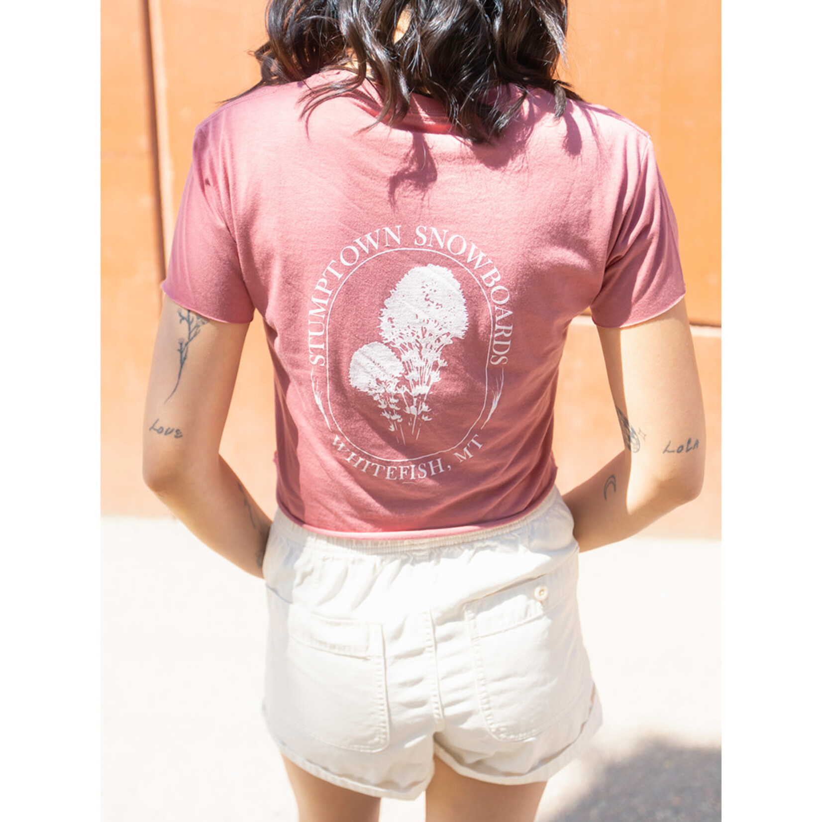 Stumptown Snowboards W Stump Crop T Beargrass