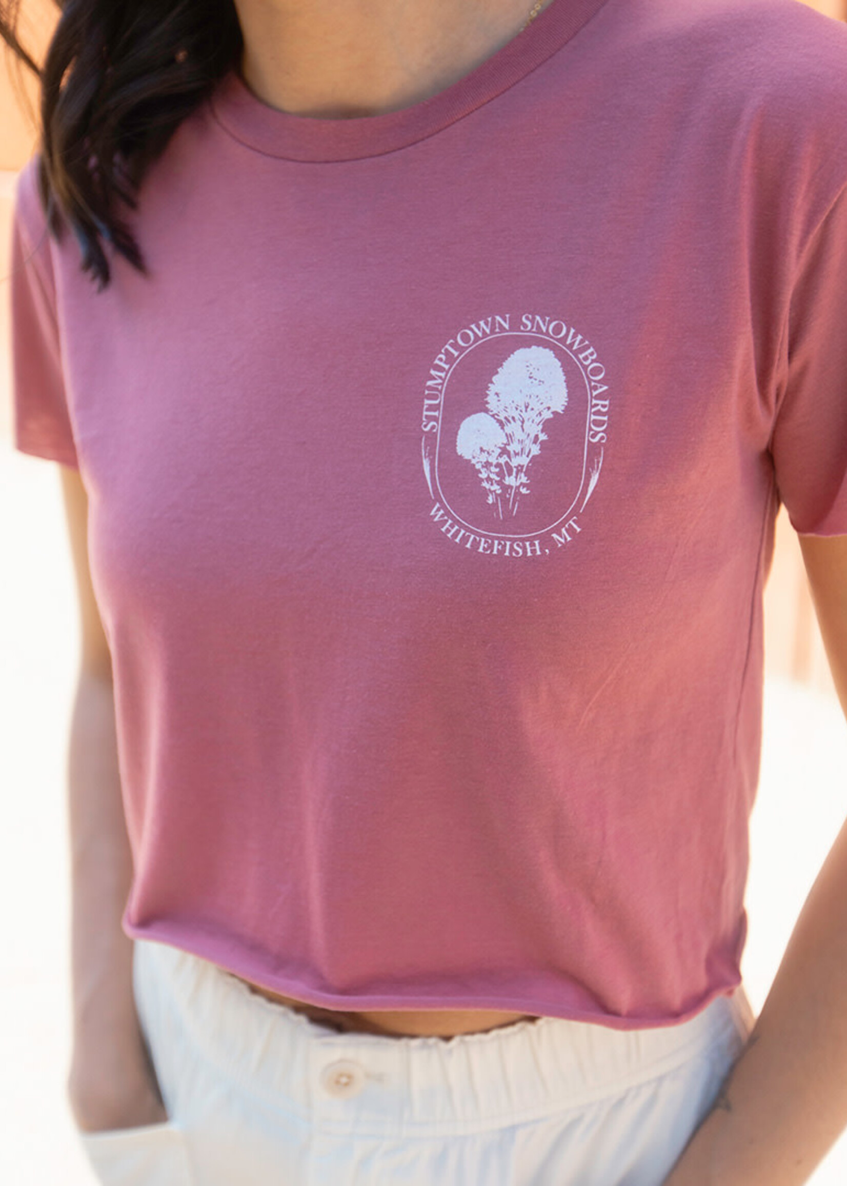 Stumptown Snowboards W Stump Crop T Beargrass