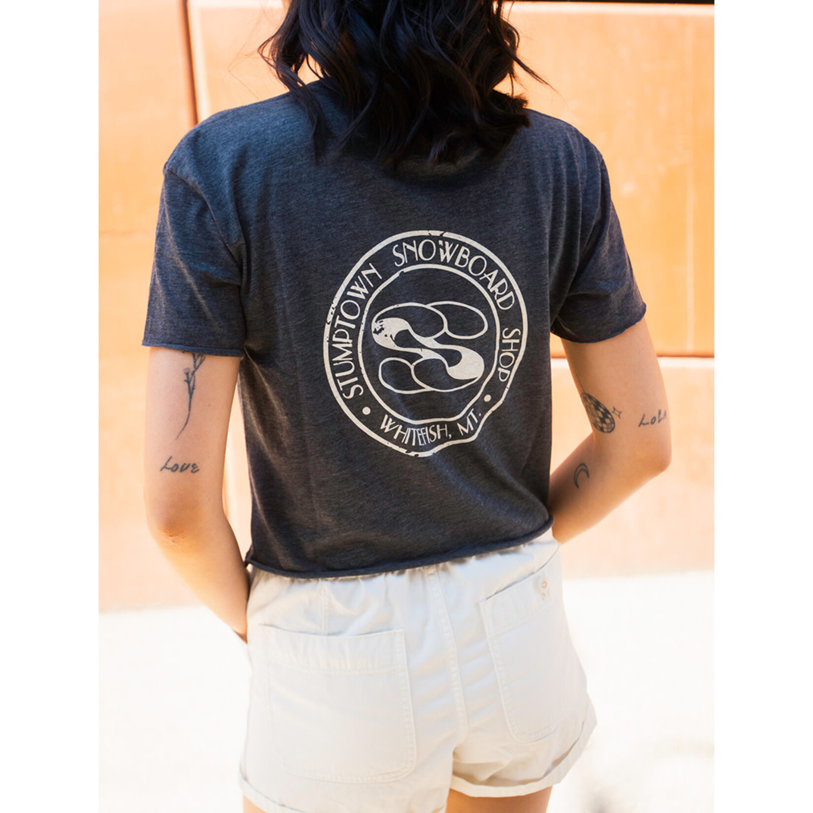 Stumptown Snowboards W Stump Crop T Circle