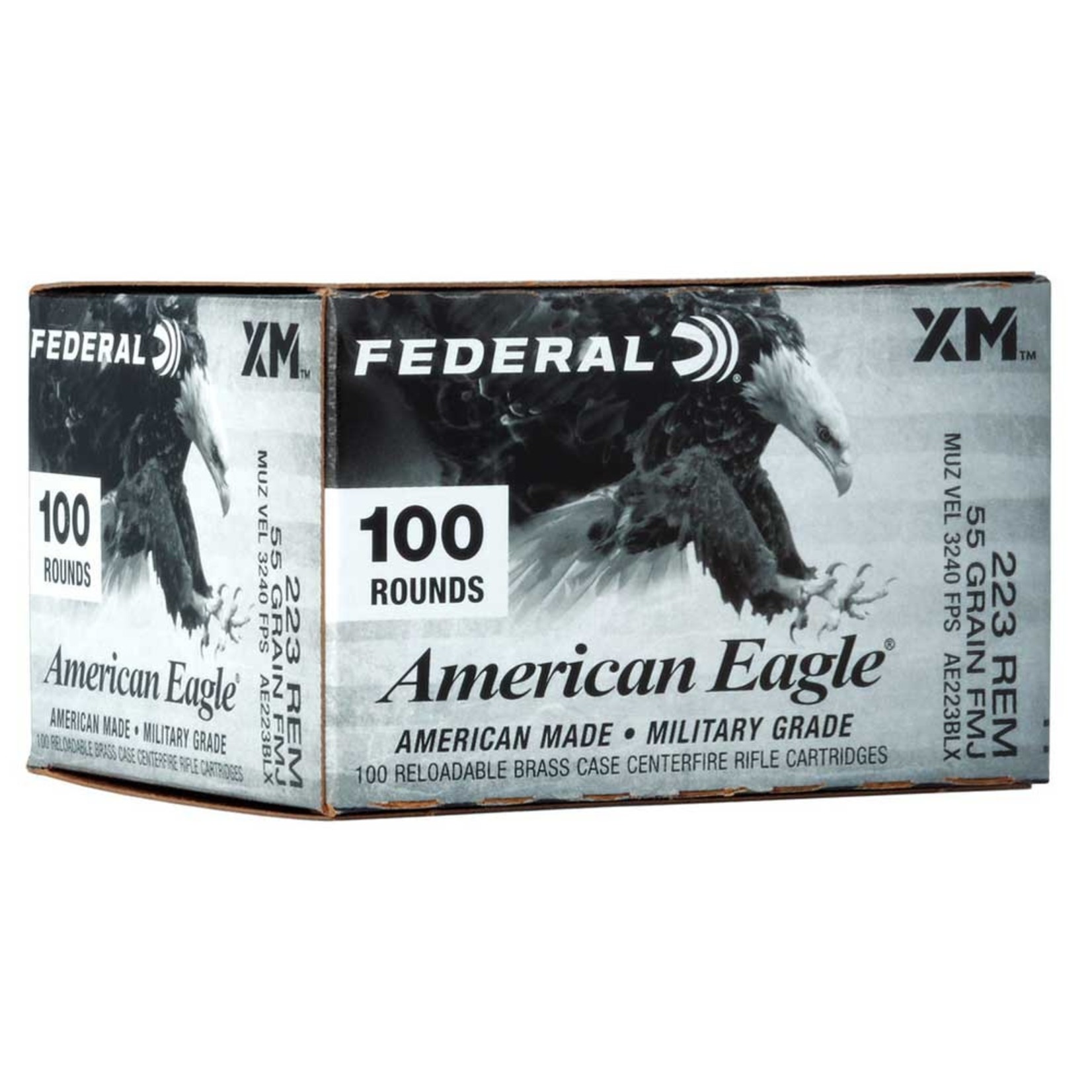 Federal Federal 223 REM 55GR FMJ x 100 Rnd Box