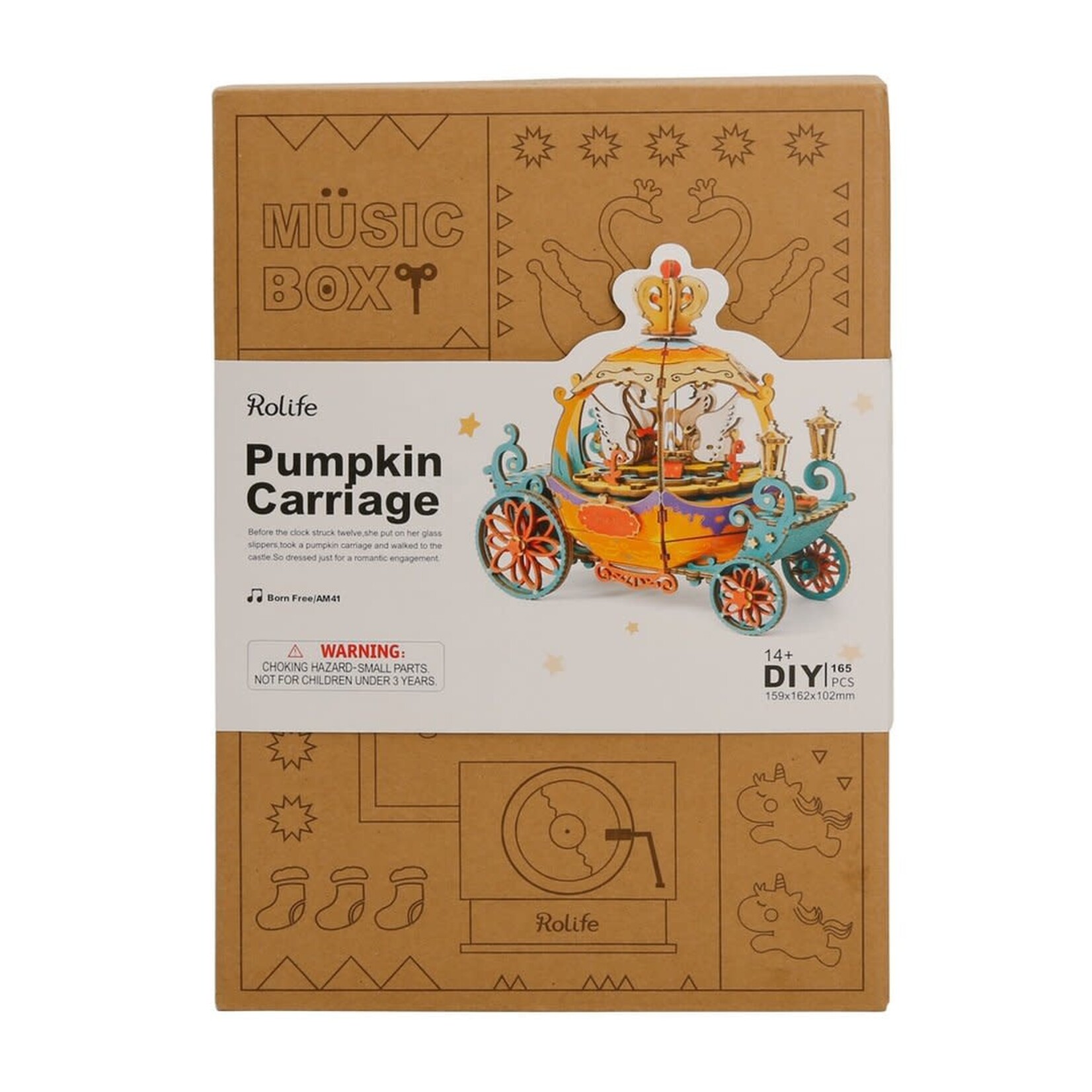 Music Box AM41 Pumpkin Carriage