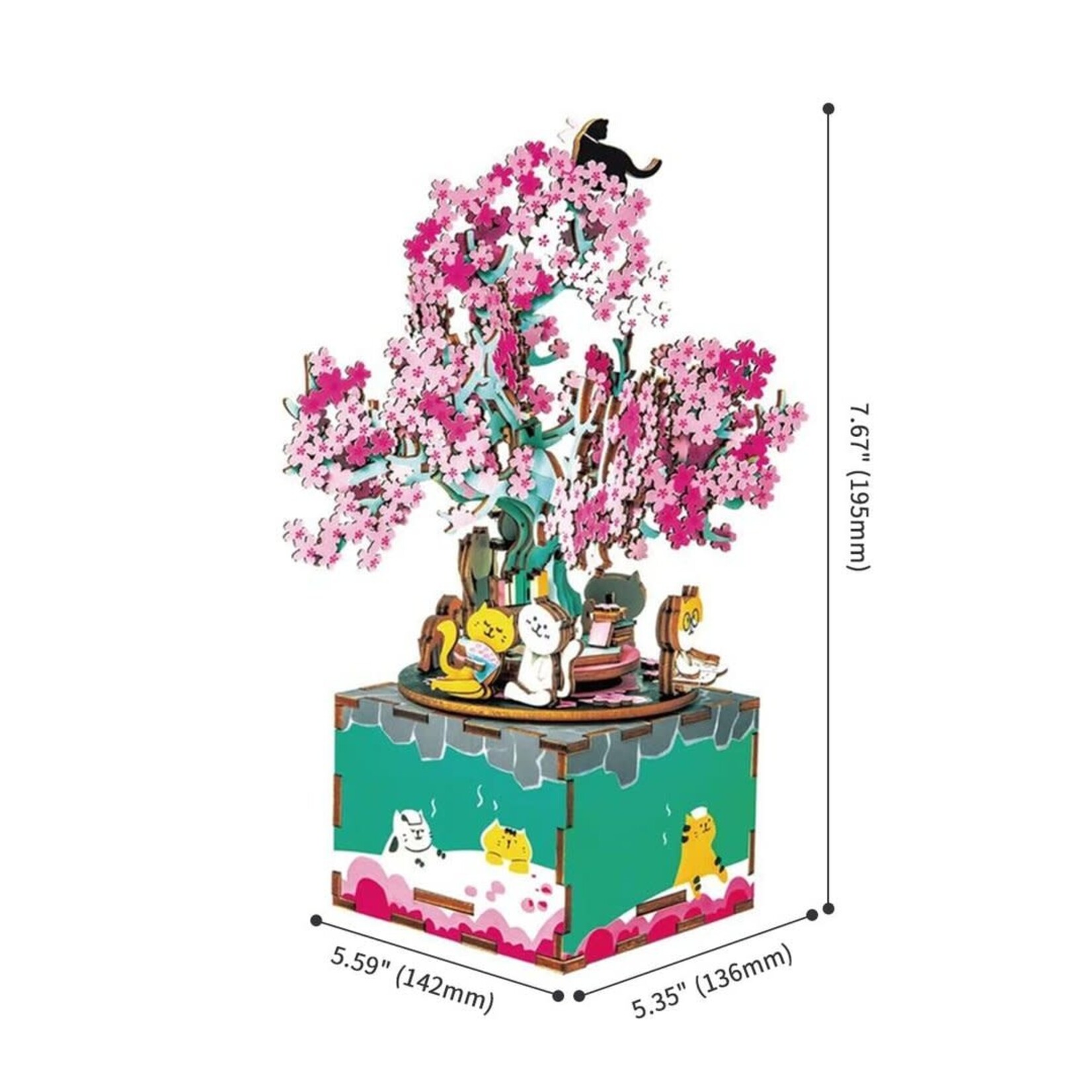 Music Box AM409 Cherry Blossom Tree