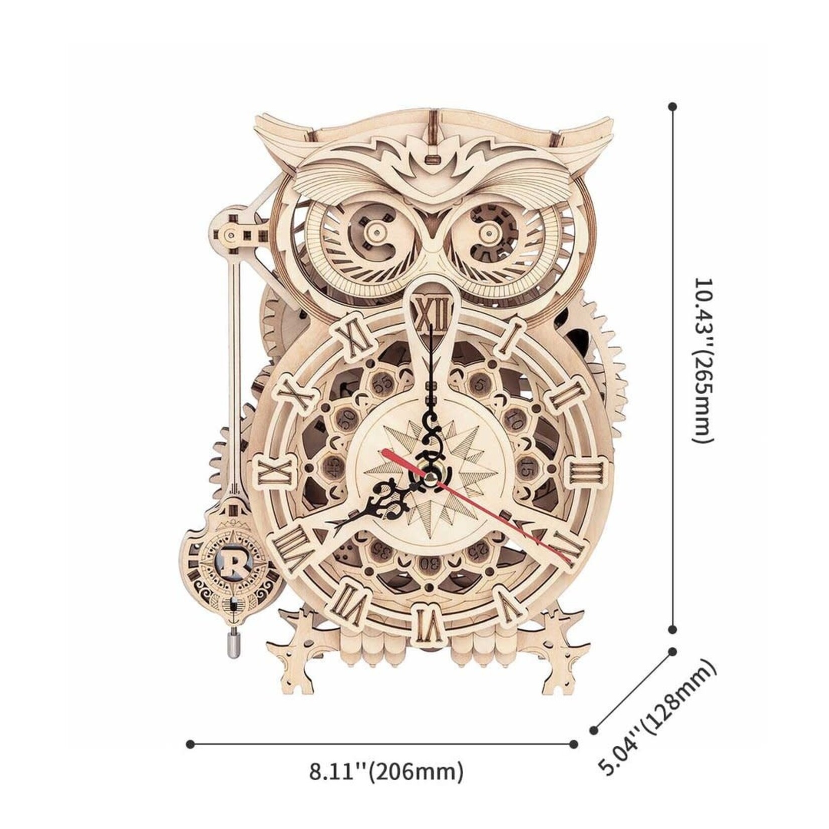 ROKR Mechanical LK503 Owl Clock