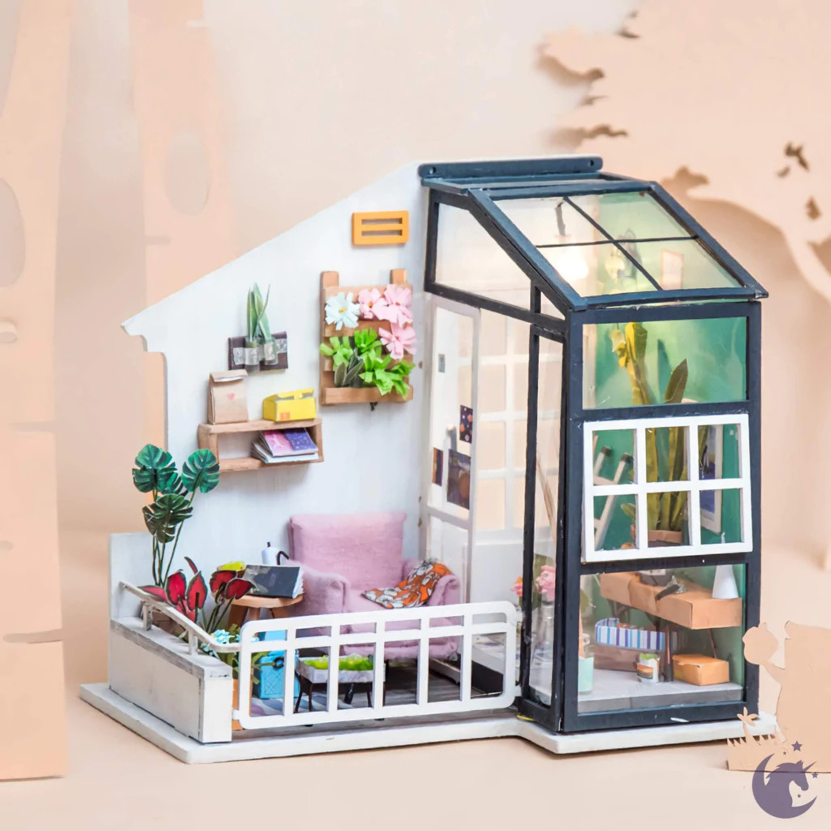 DIY Kits Rolife Miniature House Balcony Day Dreaming - Arts & Crafts