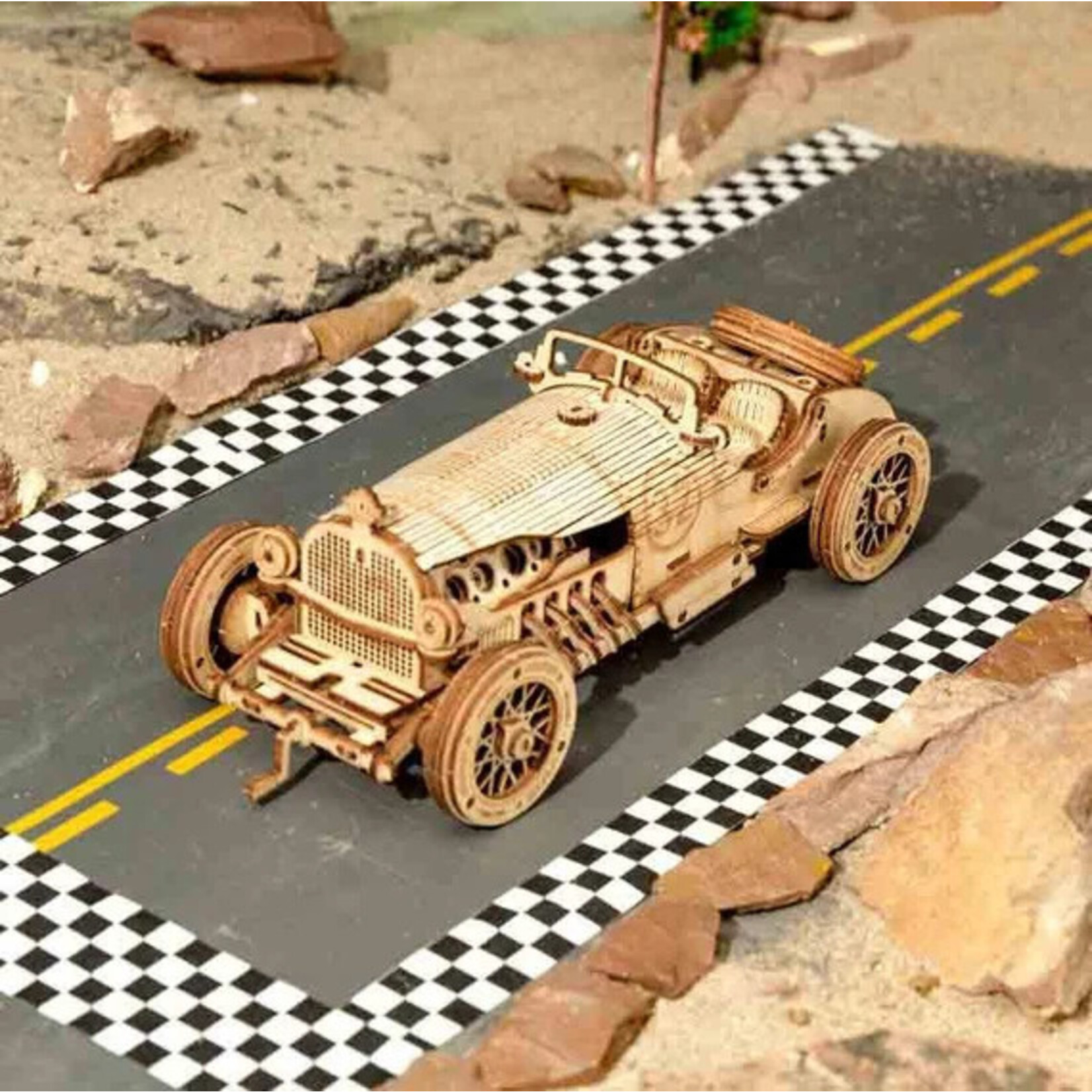 ROKR Scale Model MC401 V8 Grand Prix Car