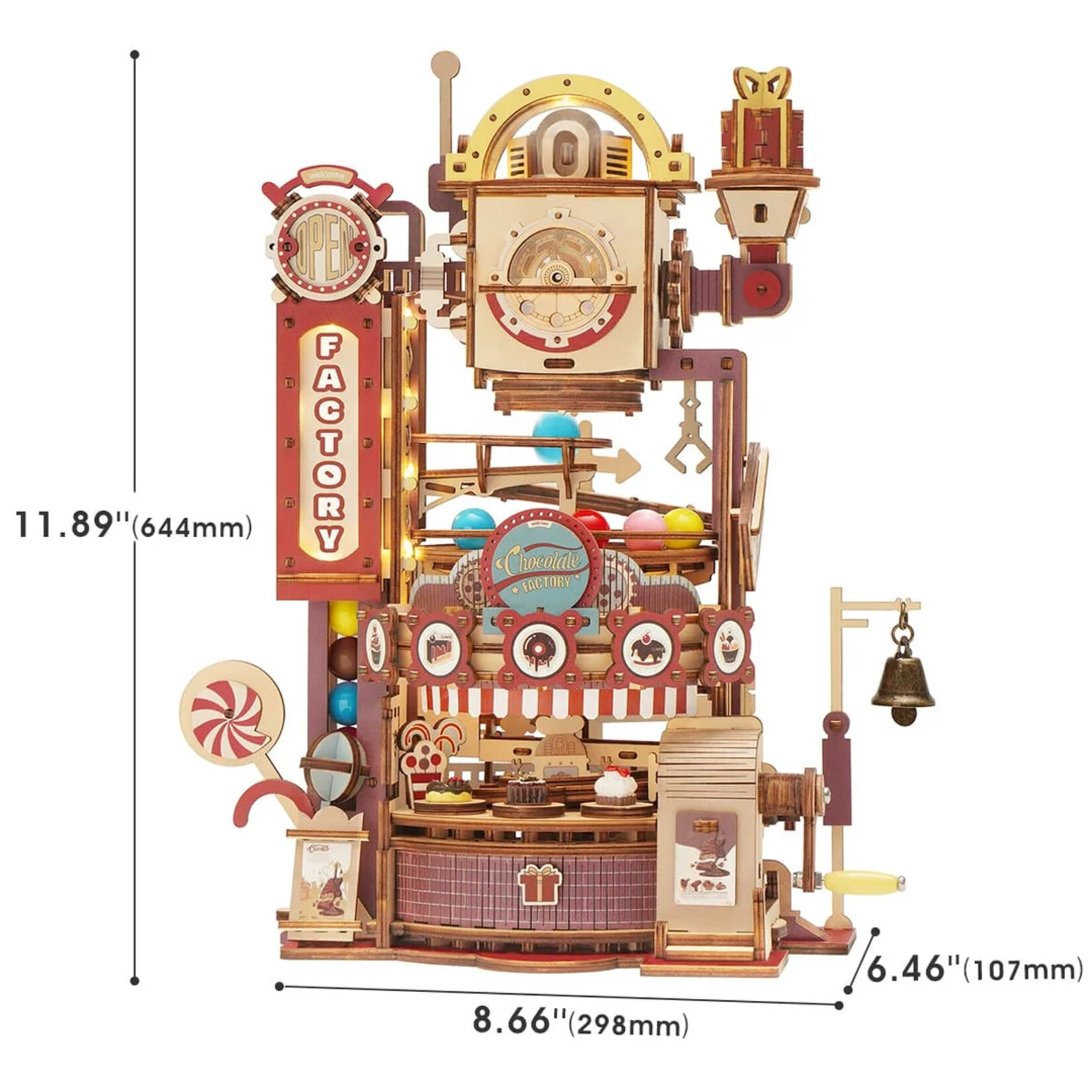 ROKR Marble Run LGA02 Chocolate Factory