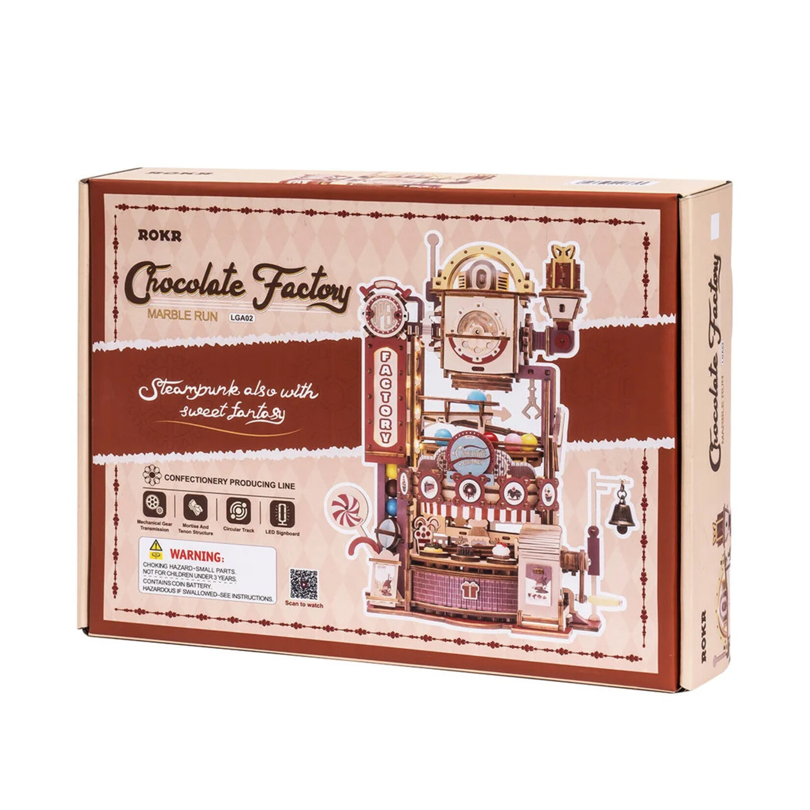 ROKR Marble Run LGA02 Chocolate Factory
