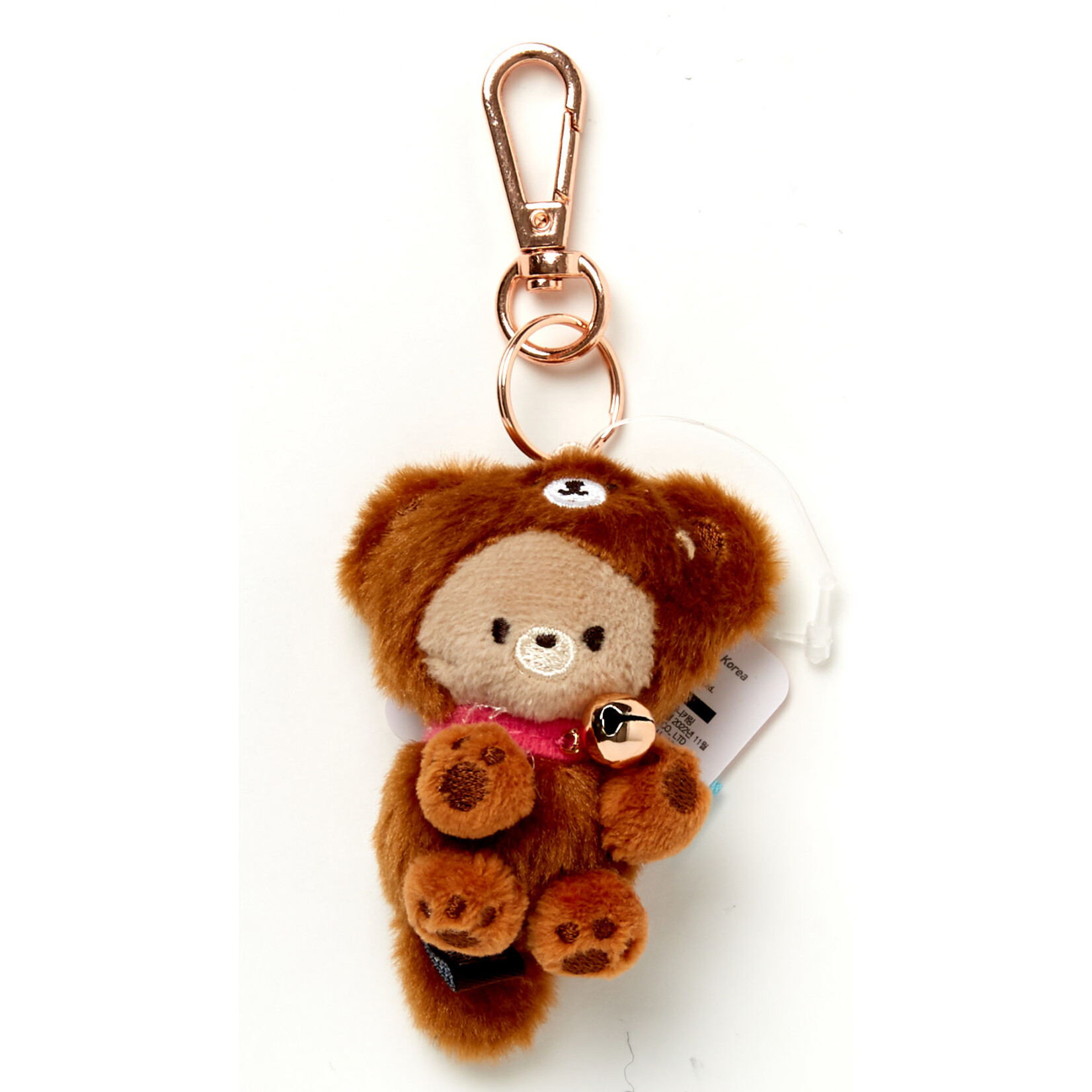 ARTBOX Mini Keyring Bear Wearing Hoodie