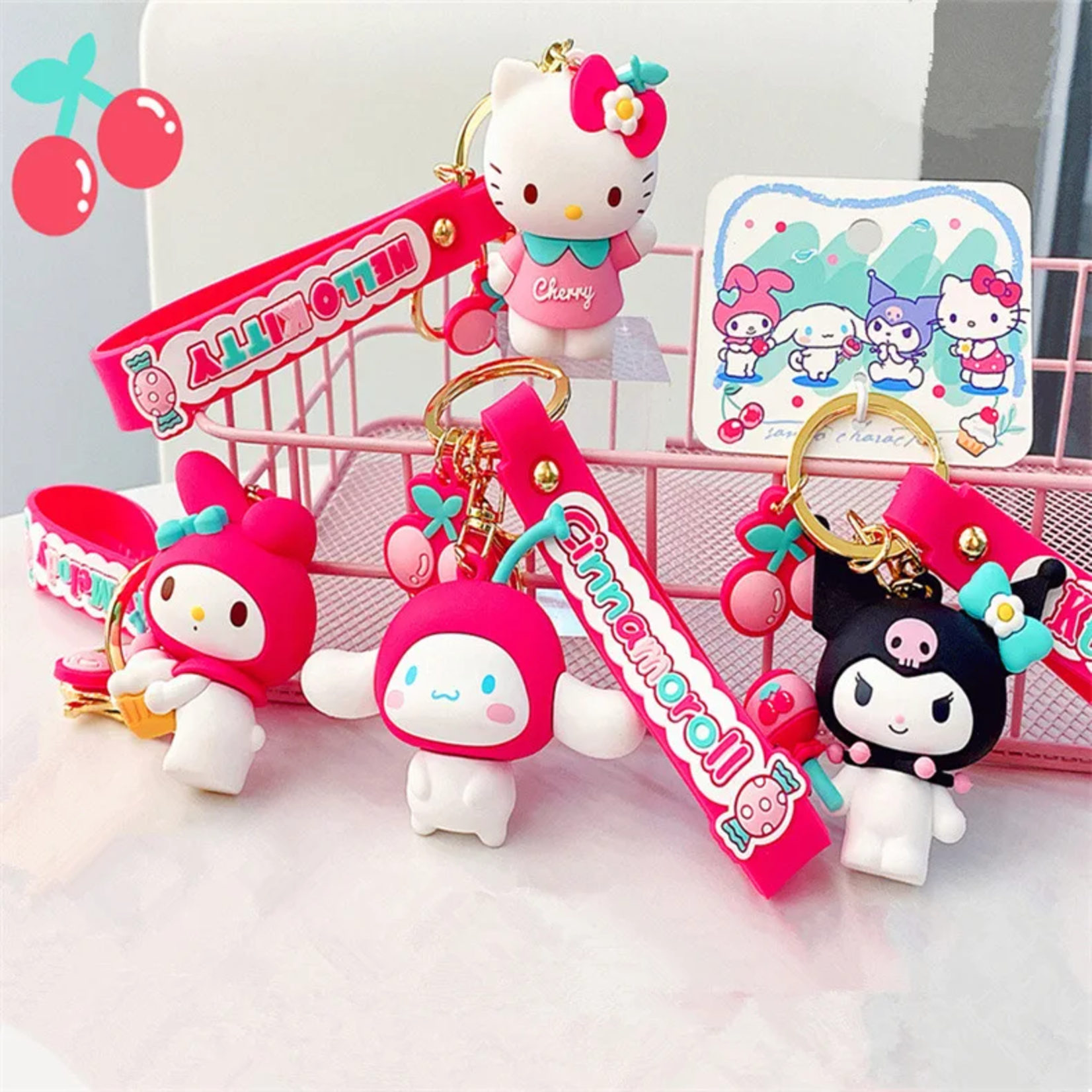 Sanrio And Friends Sweet Cherry Keychain