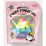 STICKY STRESS BALL - RAINBOW POOP