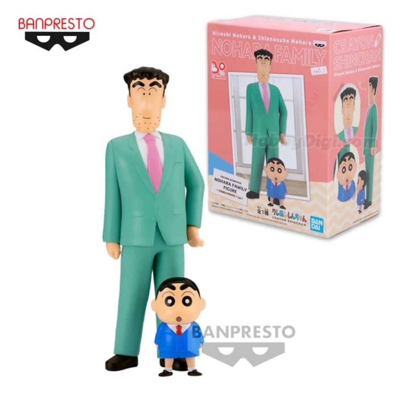 Crayon Shinchan Noharafamily Figure Family Photo Vol.01