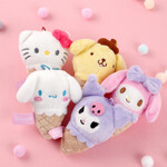 Sanrio Ice Cream Plush Keychain Hello Kitty