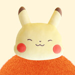 Pokemon Face Cushion Electric Smile Pikachu 18"
