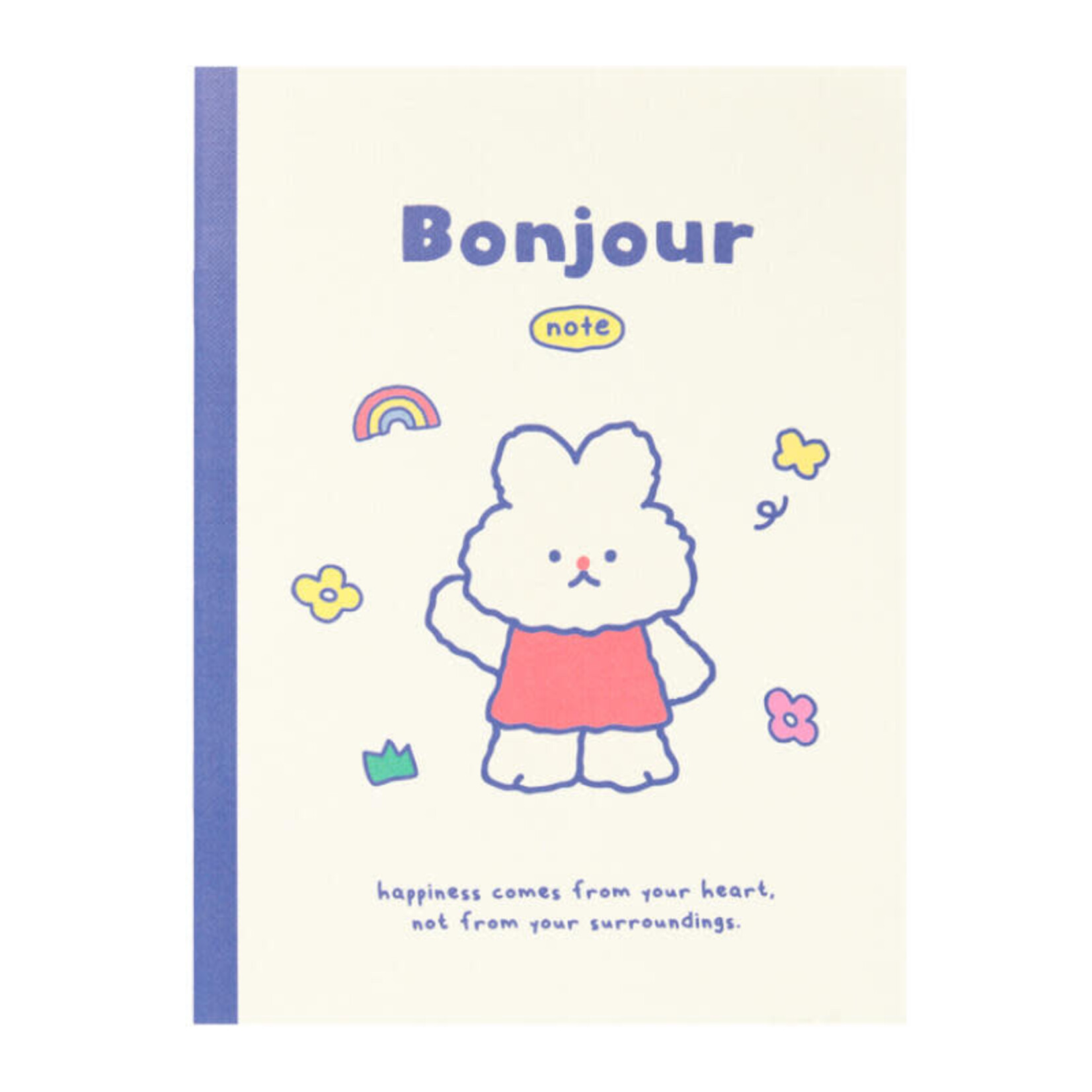 Artbox Bonjour Rabbit Notebook 150x200