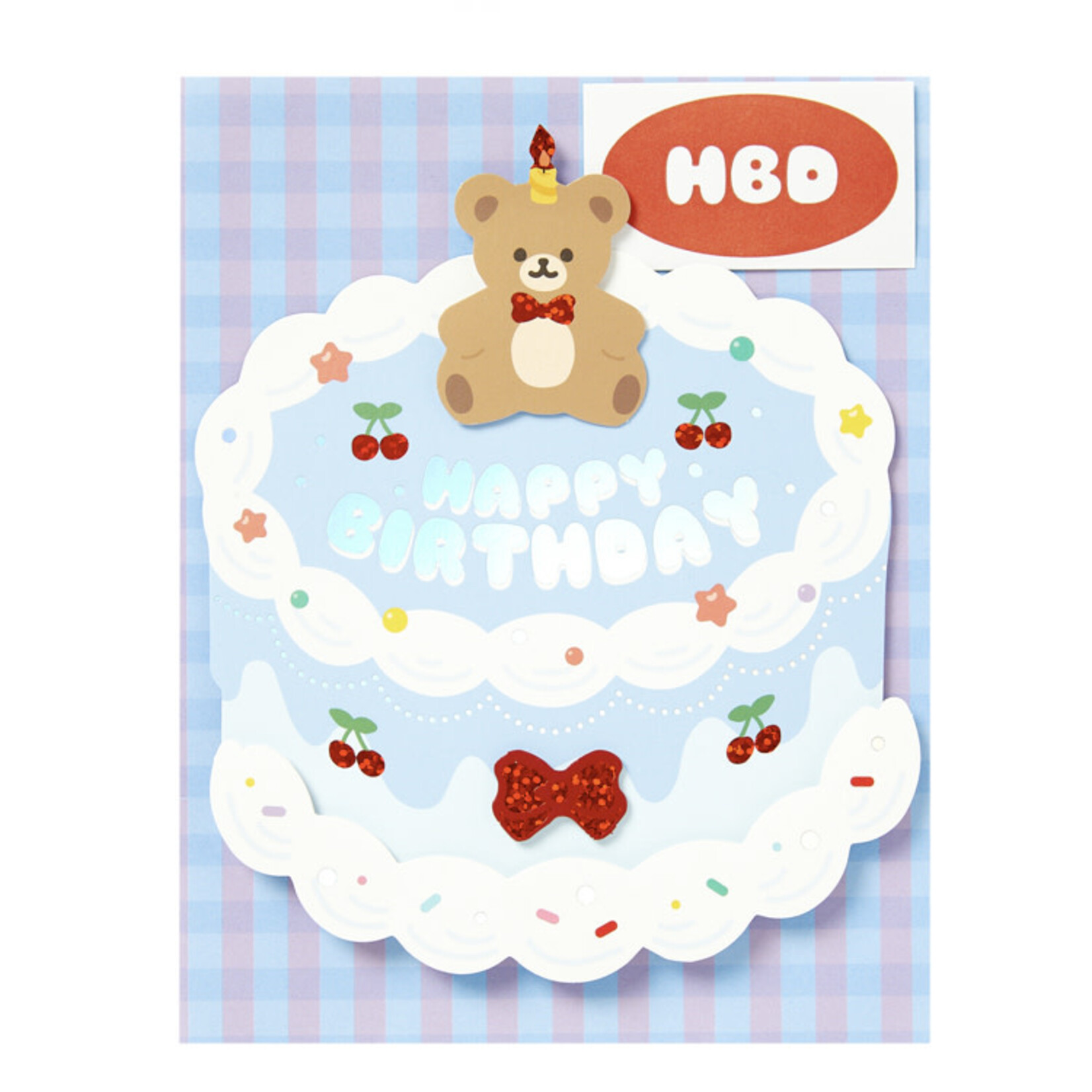 Artbox Standing Cake Bear Card