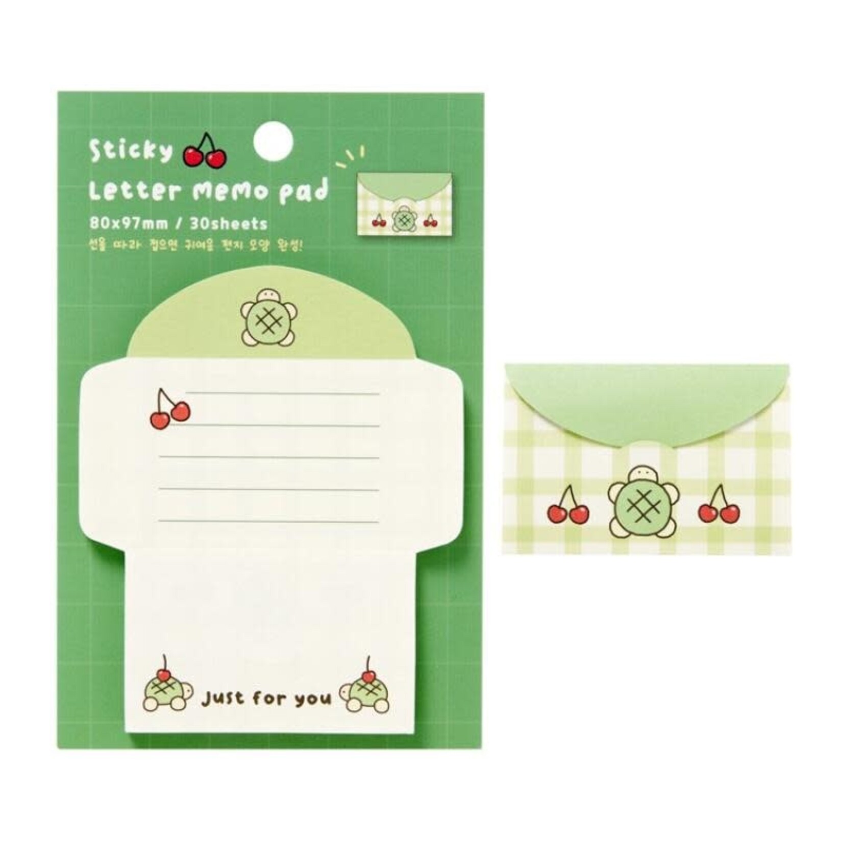 Artbox Sticky Notes Turtle Letter