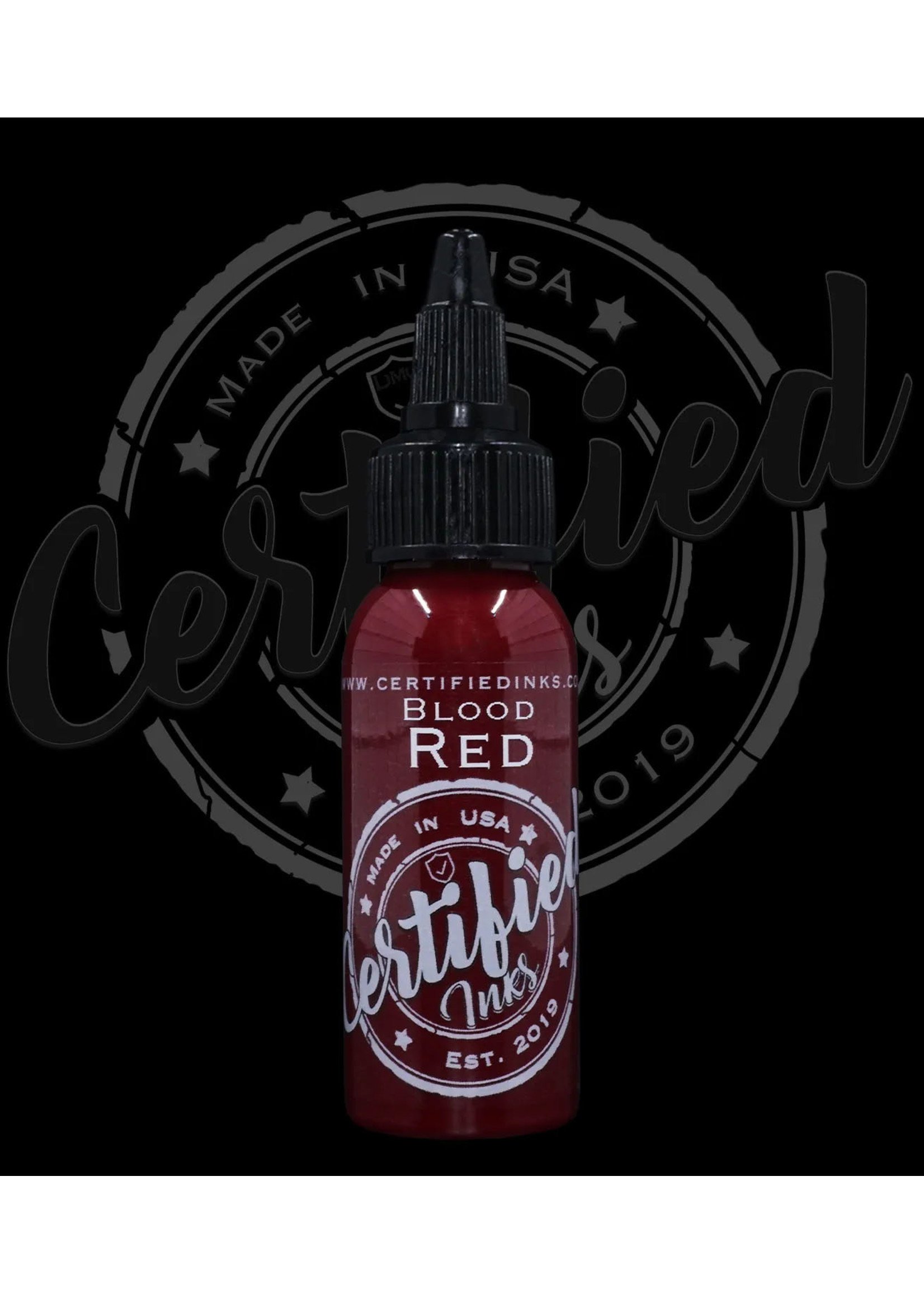Certified Inks Certified Blood Red 1oz