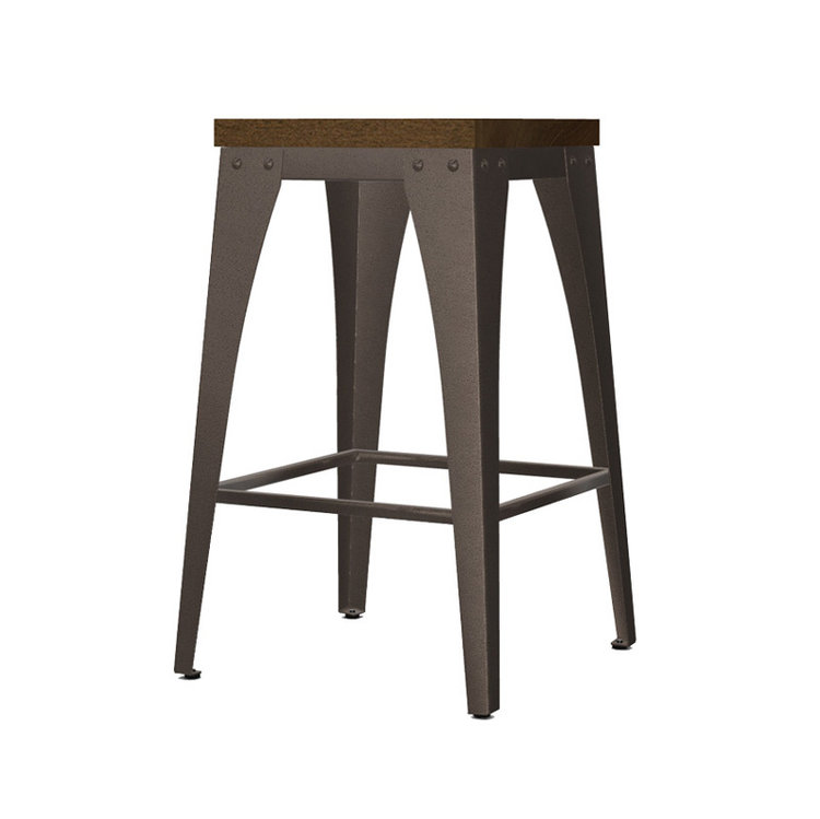 UPRIGHT NON-SWIVEL BACKLESS STOOL