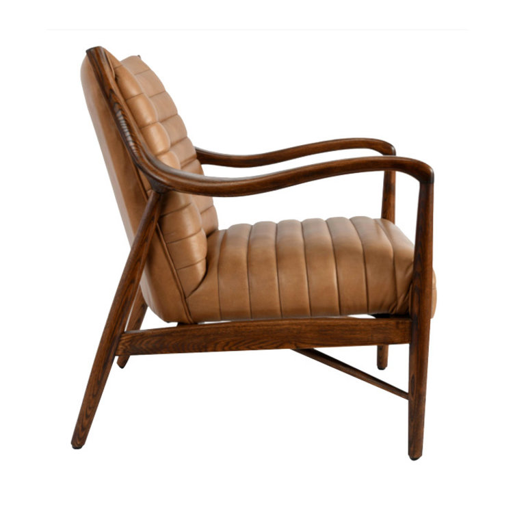 COLE LEATHER CLUB CHAIR