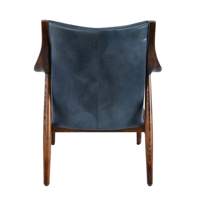 KIARA LEATHER CLUB CHAIR