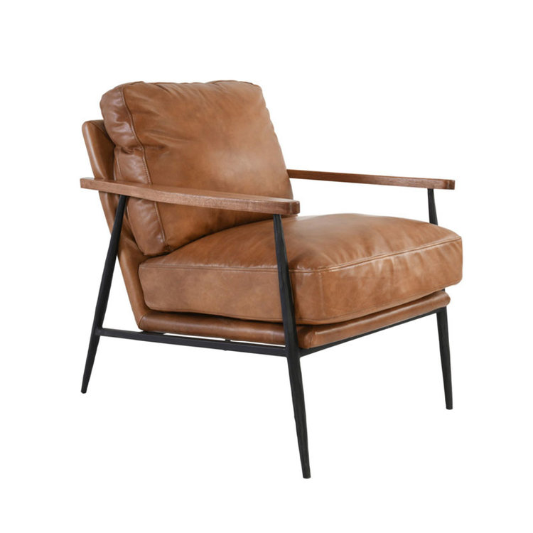 CRISTIANA LEATHER CLUB CHAIR