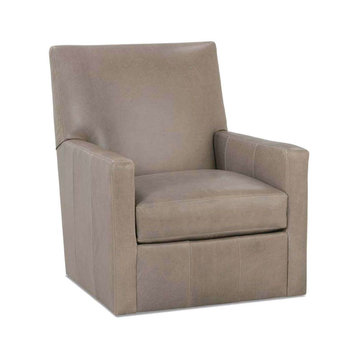 MODINA LEATHER SWIVEL GLIDER