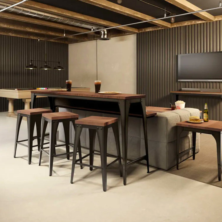 UPRIGHT NON-SWIVEL BACKLESS STOOL