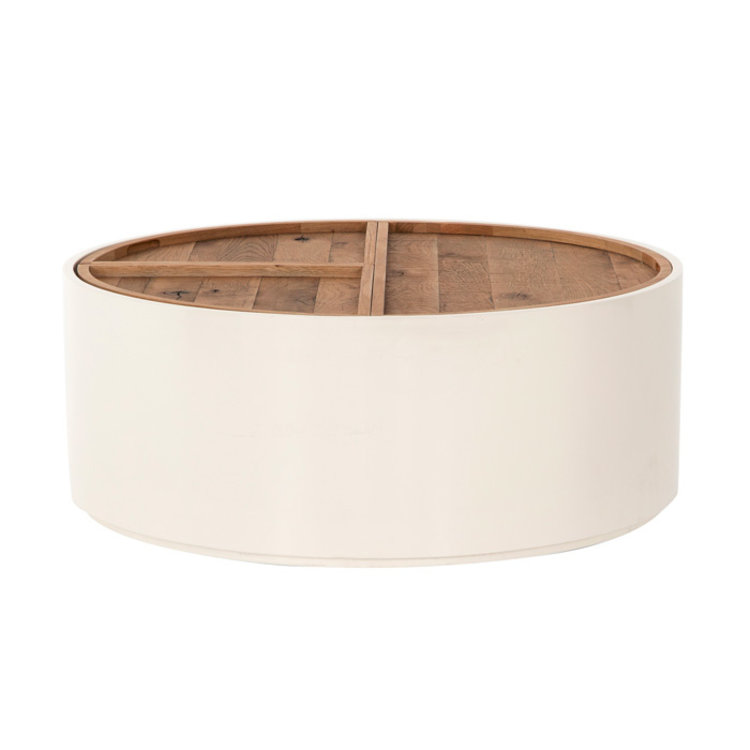 CAS ROUND STORAGE COFFEE TABLE