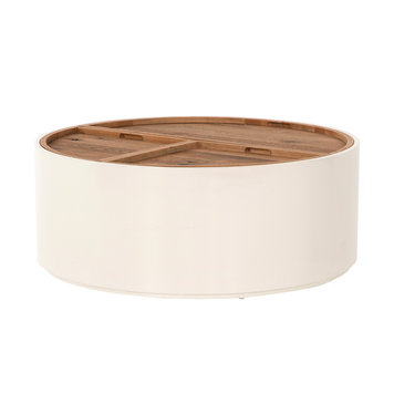 CAS ROUND STORAGE COFFEE TABLE